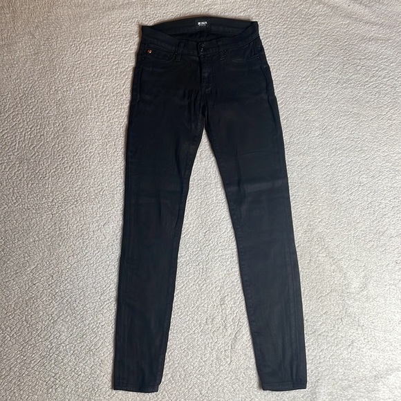 Hudson Black Jeans Stretch Krista Super Skinny Size 25 - Picture 2 of 9